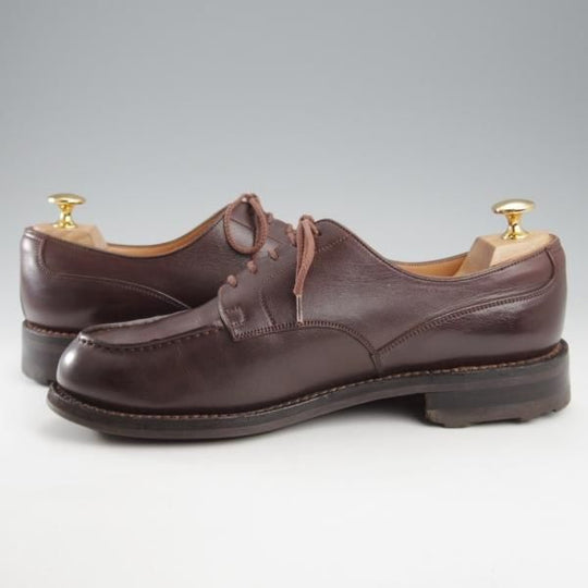 ★J.M.ウエストン 6.5D【現行定価￥154,000-★ノヴォカーフ仕様/ゴルフ/GOLF】641/31ラスト/Uチップ/濃茶/Weston/ウェストン★k622