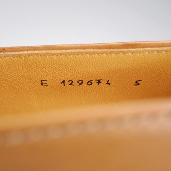 極美品★(伊)タニノクリスチー SIZE 5【定価10万円以上★ALFONSO 2/ローファー】スリッポン/カーフ/薄茶/メンズ/TANINO CRISCI★k623