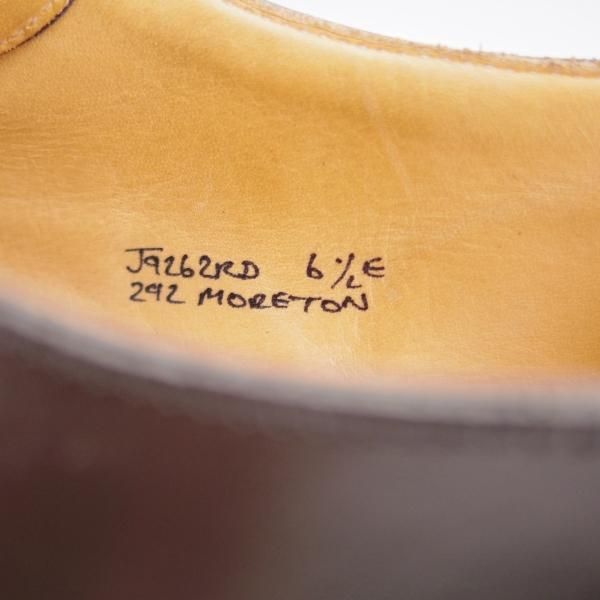 極美品★クロケット&ジョーンズ 6.5E【定価￥121,000-★モールトン/MORETON/リッジウェイソール仕様】292ラスト/黒/Crockett&Jones★k625