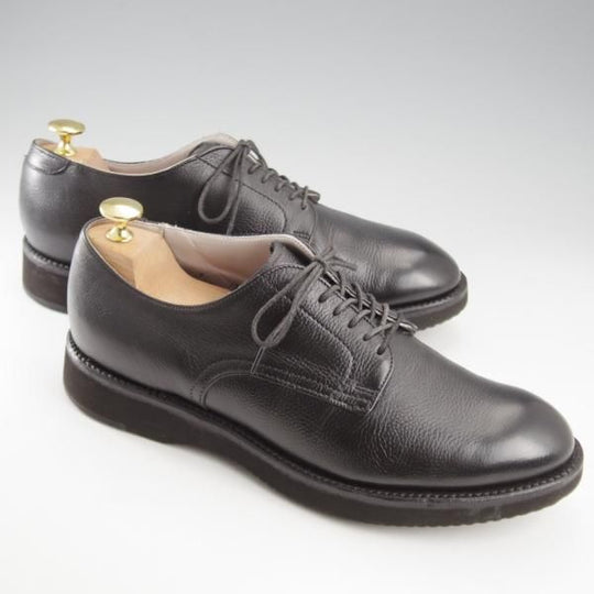 極美品★オールデン 7D【現行定価13万円以上★(米)MOULDED SHOE別注/モディファイドラスト仕様】プレーントゥ/53396/黒/ALDEN★k626