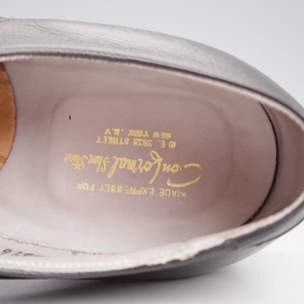 極美品★オールデン 7D【現行定価13万円以上★(米)MOULDED SHOE別注/モディファイドラスト仕様】プレーントゥ/53396/黒/ALDEN★k626