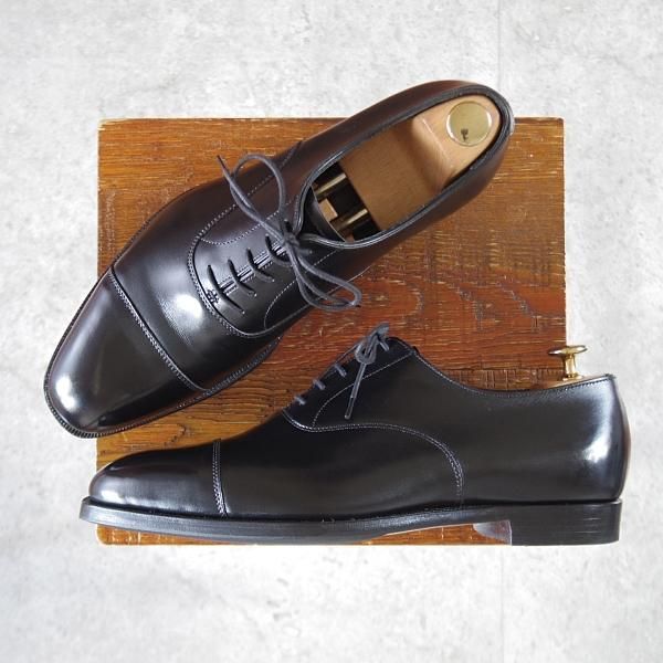 極美品★クロケット&ジョーンズ 7E【定価￥132,000-★AUDLEY 3/オードリー】ハンドグレードライン/367ラスト/黒/Crockett&Jones★k627