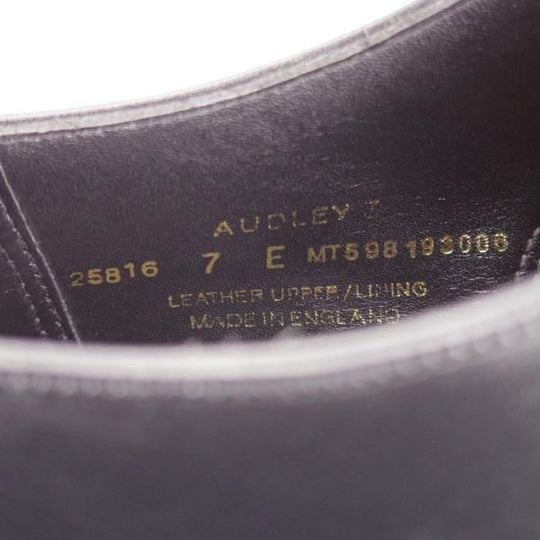 極美品★クロケット&ジョーンズ 7E【定価￥132,000-★AUDLEY 3/オードリー】ハンドグレードライン/367ラスト/黒/Crockett&Jones★k627