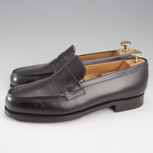 極美品★J.M.ウエストン 5.5C【現行定価￥137,500-★180/コインローファー】41ラスト/ボックスカーフ/黒/Weston/ウェストン★k628