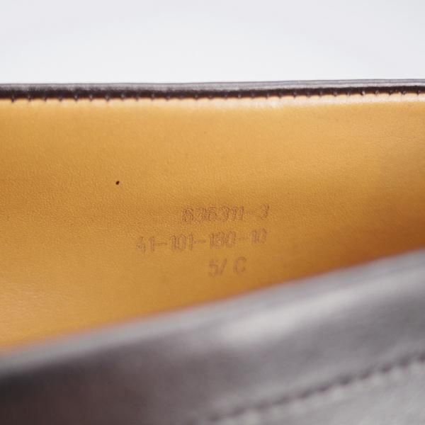 極美品★J.M.ウエストン 5.5C【現行定価￥137,500-★180/コインローファー】41ラスト/ボックスカーフ/黒/Weston/ウェストン★k628