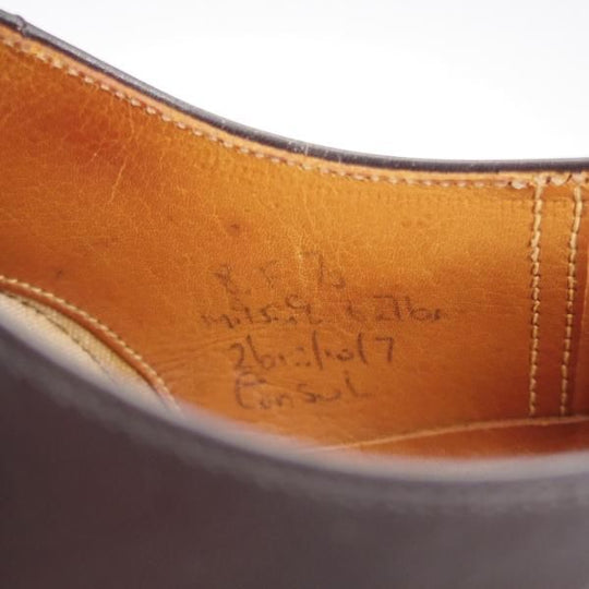 ★チャーチ 8F【貴重★2都市ロゴ(〜70's)/旧チャーチ/CONSUL】73ラスト/コンサル/ストレートチップ/黒/メンズ/Church's★k630