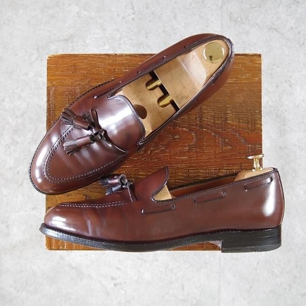 ★オールデン 8E【現行定価13万円程度★タッセルローファー/560】アバディーンラスト/カーフ/茶/メンズ/ALDEN★k634