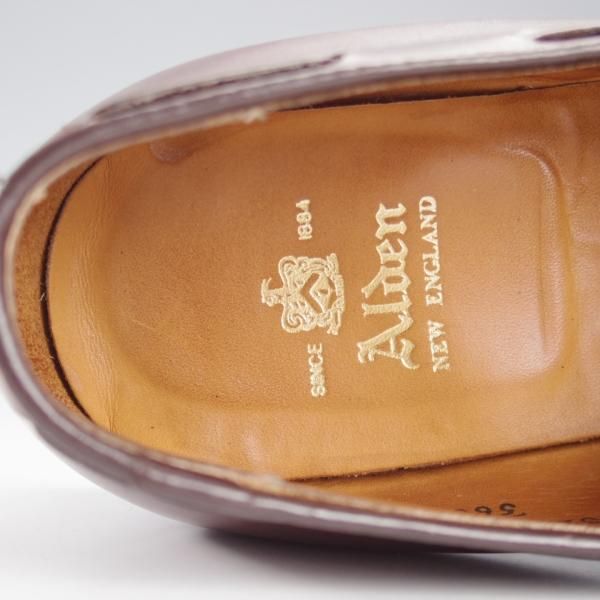 ★オールデン 8E【現行定価13万円程度★タッセルローファー/560】アバディーンラスト/カーフ/茶/メンズ/ALDEN★k634