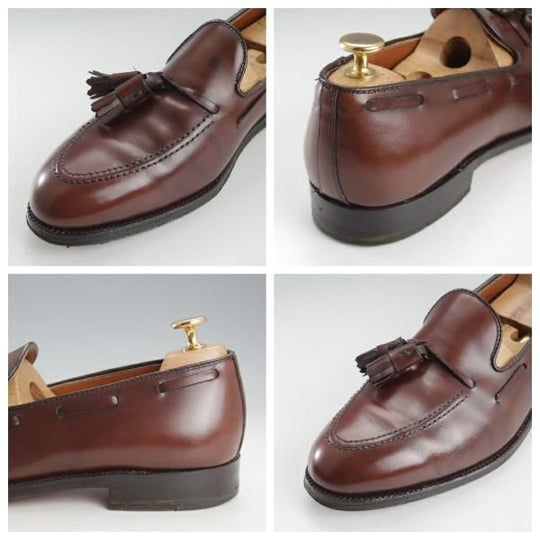 ★オールデン 8E【現行定価13万円程度★タッセルローファー/560】アバディーンラスト/カーフ/茶/メンズ/ALDEN★k634