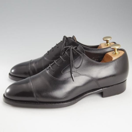極上★三陽山長 SIZE 7【定価￥91,300-★友二郎/R2010ラスト】ストレートチップ/カーフ/黒/メンズ/TOMOJIRO/Sanyo Yamacho★k635