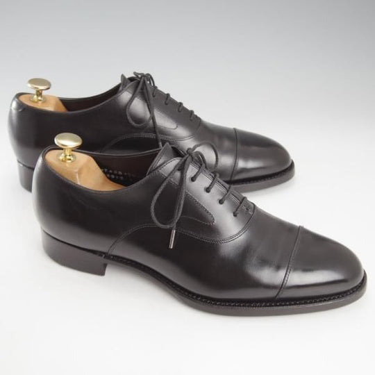 極上★三陽山長 SIZE 7【定価￥91,300-★友二郎/R2010ラスト】ストレートチップ/カーフ/黒/メンズ/TOMOJIRO/Sanyo Yamacho★k635