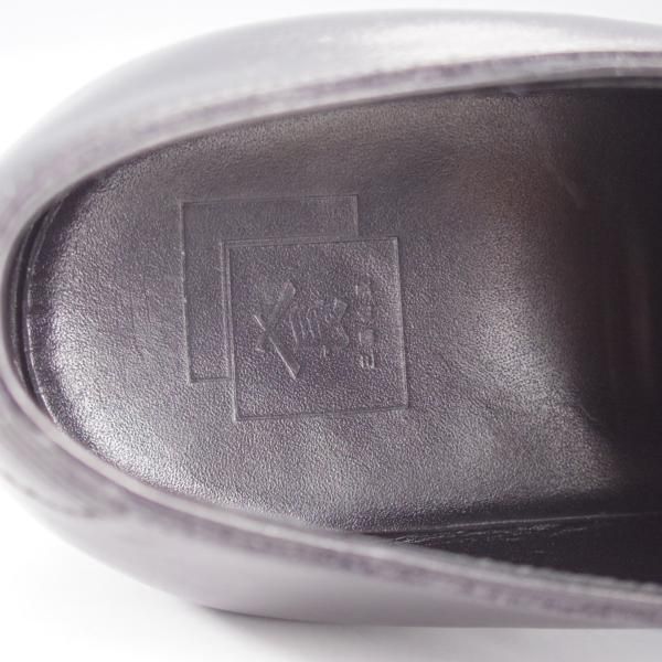 極上★三陽山長 SIZE 7【定価￥91,300-★友二郎/R2010ラスト】ストレートチップ/カーフ/黒/メンズ/TOMOJIRO/Sanyo Yamacho★k635