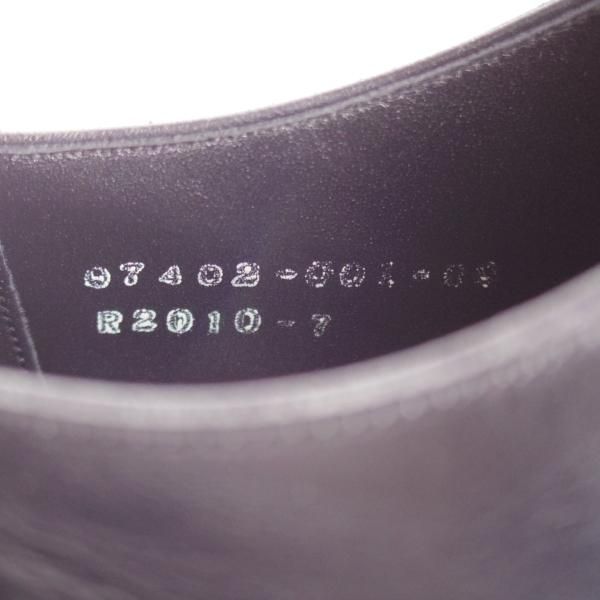 極上★三陽山長 SIZE 7【定価￥91,300-★友二郎/R2010ラスト】ストレートチップ/カーフ/黒/メンズ/TOMOJIRO/Sanyo Yamacho★k635