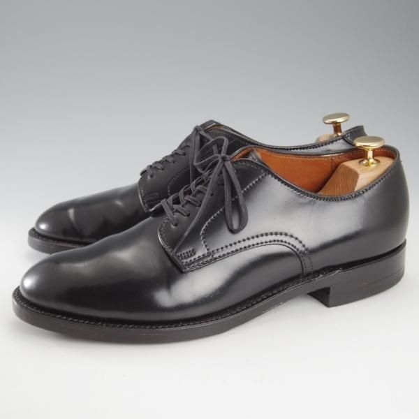 美品★オールデン 8D【定価￥182,600-★コードバン仕様/モディファイドラスト】53511/プレーントゥ/黒/メンズ/ALDEN★k636