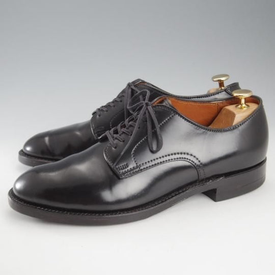 美品★オールデン 8D【定価￥182,600-★コードバン仕様/モディファイドラスト】53511/プレーントゥ/黒/メンズ/ALDEN★k636