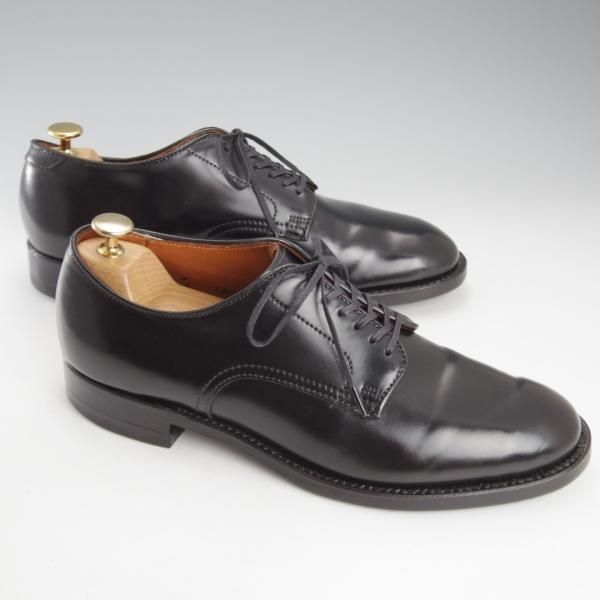 美品★オールデン 8D【定価￥182,600-★コードバン仕様/モディファイドラスト】53511/プレーントゥ/黒/メンズ/ALDEN★k636