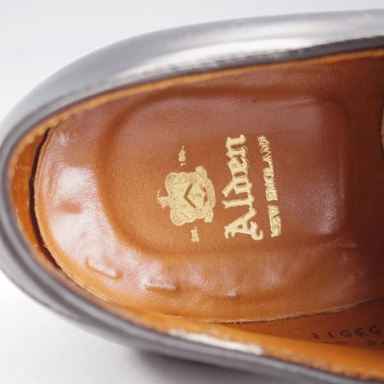 美品★オールデン 8D【定価￥182,600-★コードバン仕様/モディファイドラスト】53511/プレーントゥ/黒/メンズ/ALDEN★k636