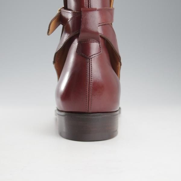 未使用★クロケット&ジョーンズ 7.5E【デッドストック品★(英)ポールセンスコーン別注/ジョッパーブーツ】赤茶/Crockett&Jones★k637