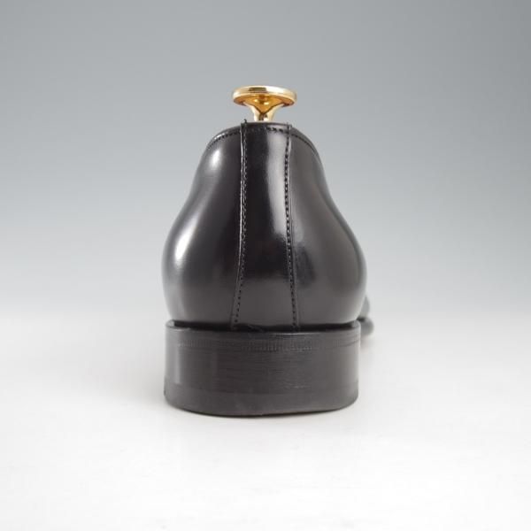 未使用級✨サントーニ スリッポン サドルローファー 黒 革靴 レザーシューズ サントーニ SIZE 5.5【ローファー/スリッポン/17237/黒】 | 高級中古