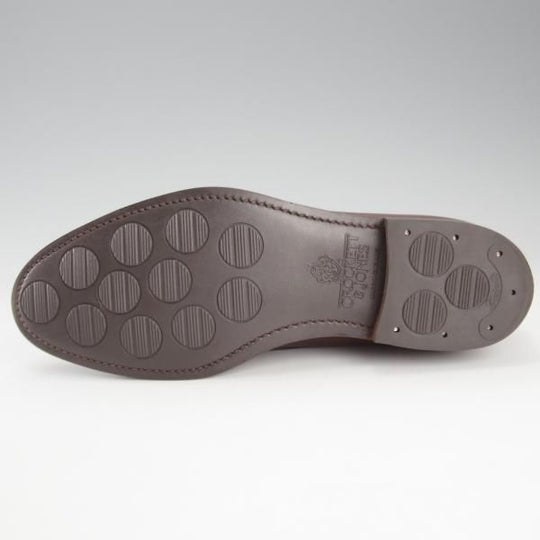 極美品★クロケット&ジョーンズ 5.5E【定価￥99,000-★CAVENDISH 2/キャベンディッシュ】タッセルローファー/濃茶/Crockett&Jones★k640