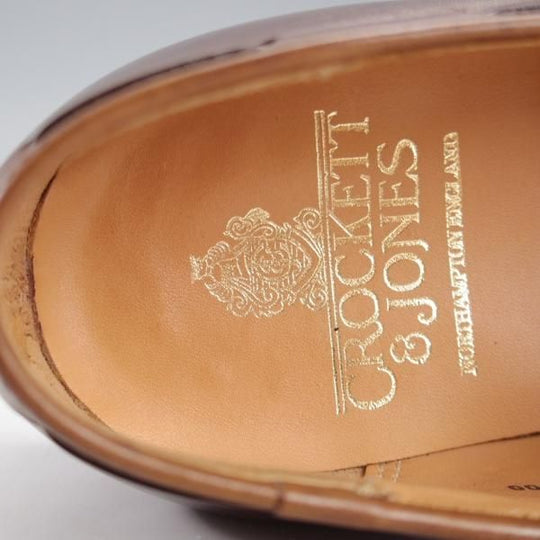 極美品★クロケット&ジョーンズ 5.5E【定価￥99,000-★CAVENDISH 2/キャベンディッシュ】タッセルローファー/濃茶/Crockett&Jones★k640