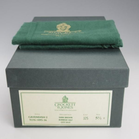 極美品★クロケット&ジョーンズ 5.5E【定価￥99,000-★CAVENDISH 2/キャベンディッシュ】タッセルローファー/濃茶/Crockett&Jones★k640