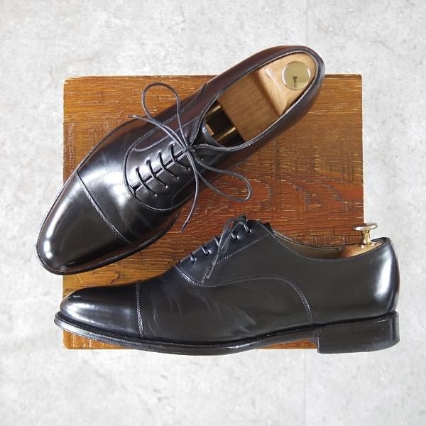 ★シェットランドフォックス SIZE 7【★ストレートチップ/529F】カーフ/黒/メンズ/SHETLAND FOX★k641