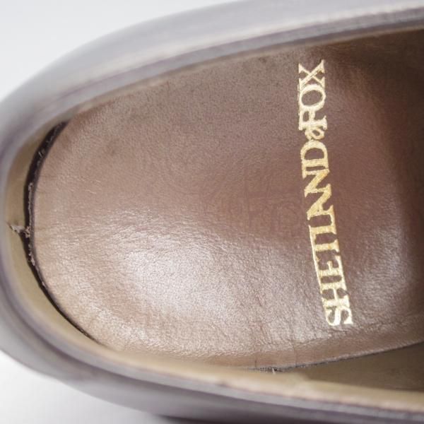 ★シェットランドフォックス SIZE 7【★ストレートチップ/529F】カーフ/黒/メンズ/SHETLAND FOX★k641