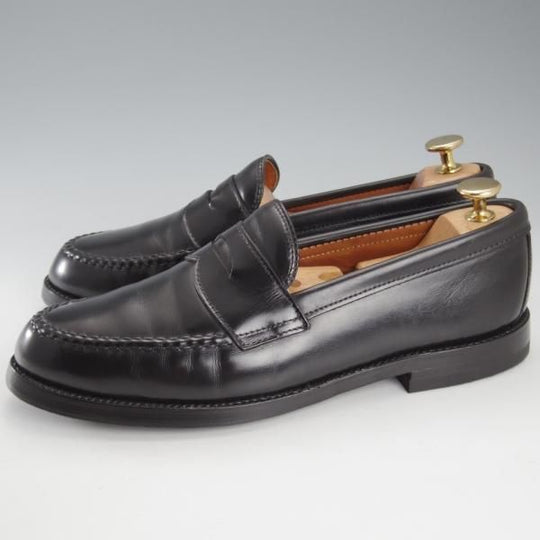 ★オールデン 7D【現行定価13万円程度★BEAMS PLUS別注/ビームス/99861】ヴァンラスト/コインローファー/カーフ/黒/メンズ/ALDEN★k642