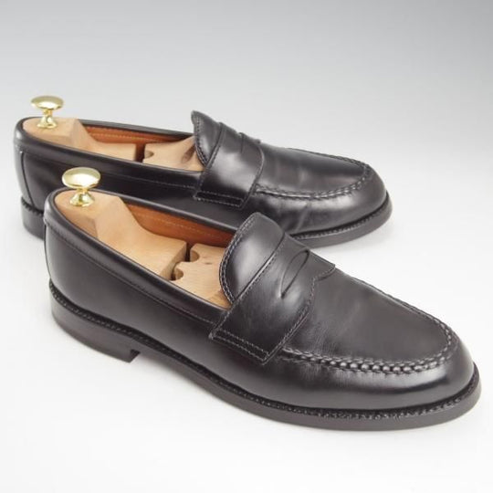 ★オールデン 7D【現行定価13万円程度★BEAMS PLUS別注/ビームス/99861】ヴァンラスト/コインローファー/カーフ/黒/メンズ/ALDEN★k642