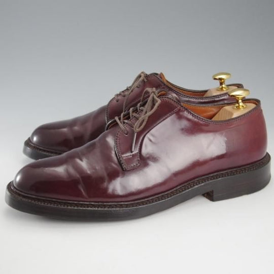 ★オールデン 6E【定価￥184,800-★コードバン仕様/990】バリーラスト/プレーントゥ/#8/バーガンディー/赤茶/メンズ/ALDEN★k643