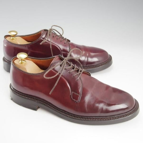 ★オールデン 6E【定価￥184,800-★コードバン仕様/990】バリーラスト/プレーントゥ/#8/バーガンディー/赤茶/メンズ/ALDEN★k643