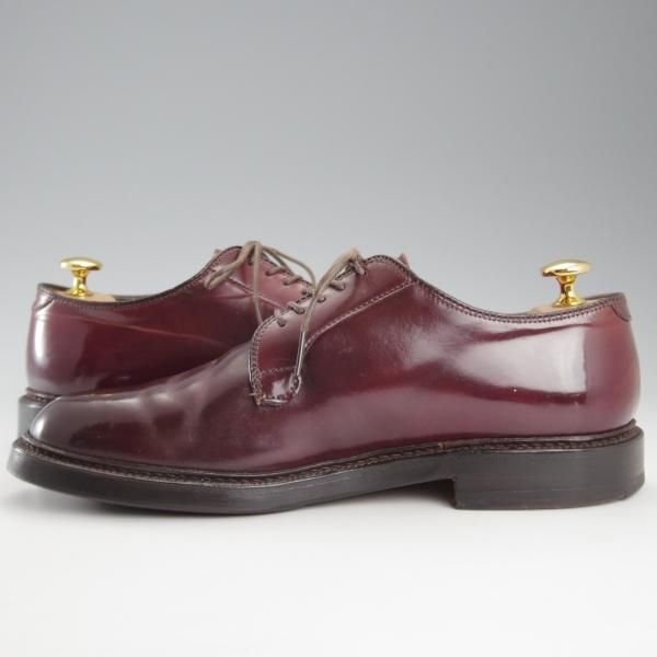 ★オールデン 6E【定価￥184,800-★コードバン仕様/990】バリーラスト/プレーントゥ/#8/バーガンディー/赤茶/メンズ/ALDEN★k643