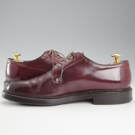 ★オールデン 6E【定価￥184,800-★コードバン仕様/990】バリーラスト/プレーントゥ/#8/バーガンディー/赤茶/メンズ/ALDEN★k643