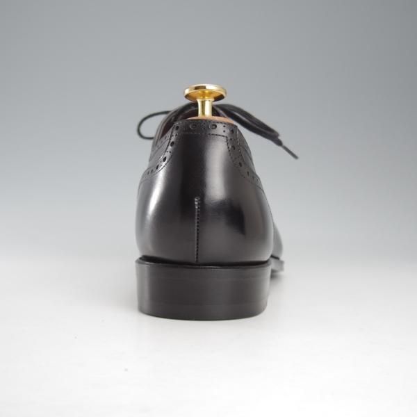 ほぼ未使用★RAYMAR/レイマー SIZE 9.5【定価￥33,500-★(仏)アノネイ社のボカルカーフ/Letty】クォーターブローグ/黒/メンズ★k645