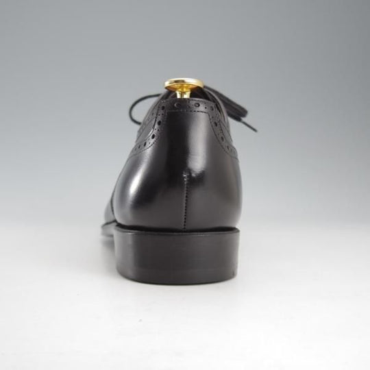 ほぼ未使用★RAYMAR/レイマー SIZE 9.5【定価￥33,500-★(仏)アノネイ社のボカルカーフ/Letty】クォーターブローグ/黒/メンズ★k645