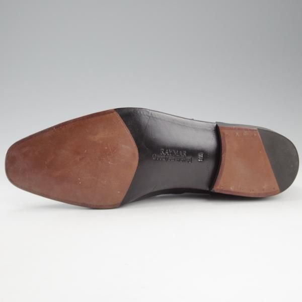ほぼ未使用★RAYMAR/レイマー SIZE 9.5【定価￥33,500-★(仏)アノネイ社のボカルカーフ/Letty】クォーターブローグ/黒/メンズ★k645