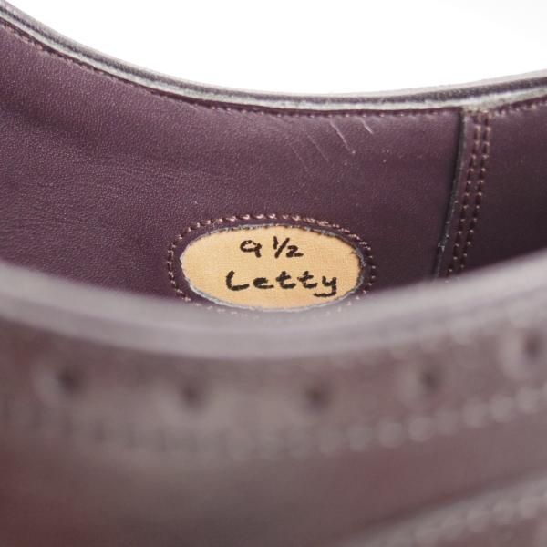 ほぼ未使用★RAYMAR/レイマー SIZE 9.5【定価￥33,500-★(仏)アノネイ社のボカルカーフ/Letty】クォーターブローグ/黒/メンズ★k645