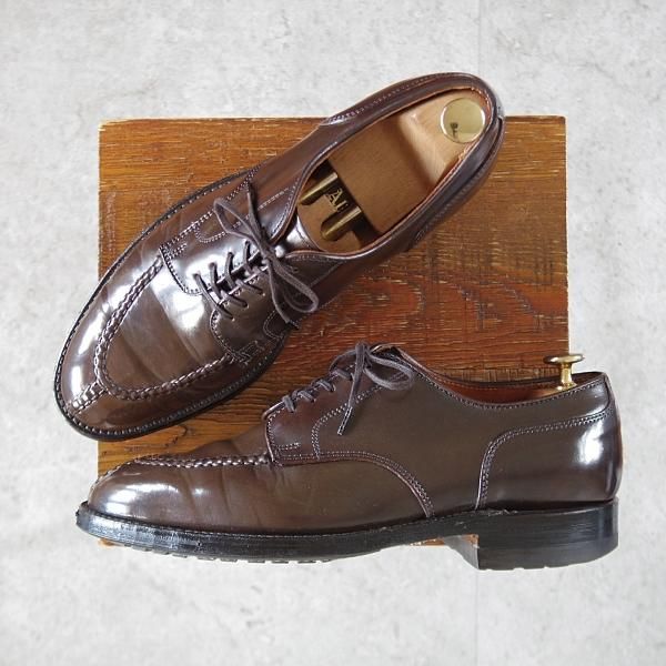 冬*き様 ALDEN オールデン 900 7 1/2 オールデン 7.5E【貴重☆シガー色/コードバン/茶/NST】 | 高級中古革靴