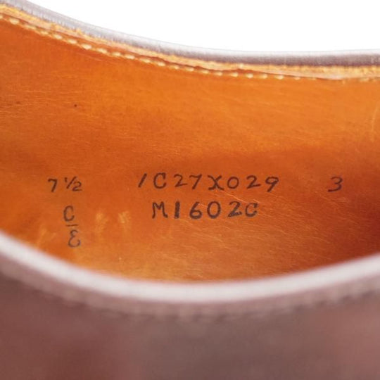 ★オールデン 7.5E【貴重★シガー色/コードバン/茶/NST】M1602C/(独)Kettler別注/アバディーンラスト/ノルウィージャンフロント/ALDEN★k647