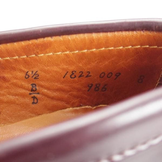 極上★オールデン 6.5D【現行定価18万円程度★コードバン仕様/986】ヴァンラスト/バンラスト/赤茶/コインローファー/メンズ/ALDEN★k649