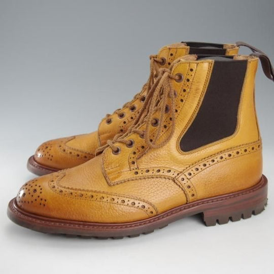極上★トリッカーズ SIZE 7【定価￥132,000-★ムフロン革/カントリ−ブーツ/サイドゴア】ELLIS/エイコンアンティーク/Tricker's★k650