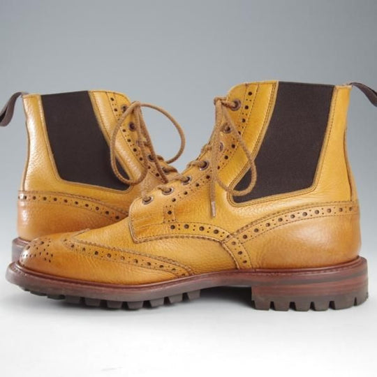 極上★トリッカーズ SIZE 7【定価￥132,000-★ムフロン革/カントリ−ブーツ/サイドゴア】ELLIS/エイコンアンティーク/Tricker's★k650