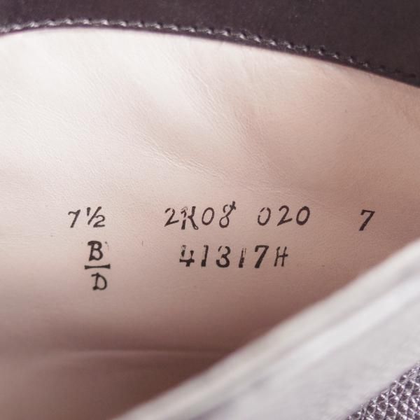 極美品★オールデン 7.5D【現行定価13万円以上★モディファイドラスト仕様/41817H】レースアップブーツ/アルパインカーフ/黒/ALDEN★k651