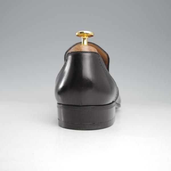 未使用★(伊)アルティオリ SIZE 8【高額★リザード革×カンガルー革/センターエラステック】ローファー/スリッポン/黒/メンズ/ARTIOLI★k652