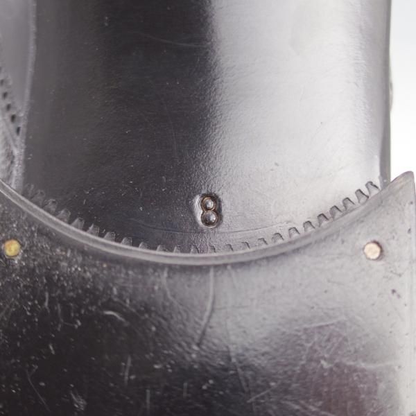 未使用★(伊)アルティオリ SIZE 8【高額★リザード革×カンガルー革/センターエラステック】ローファー/スリッポン/黒/メンズ/ARTIOLI★k652