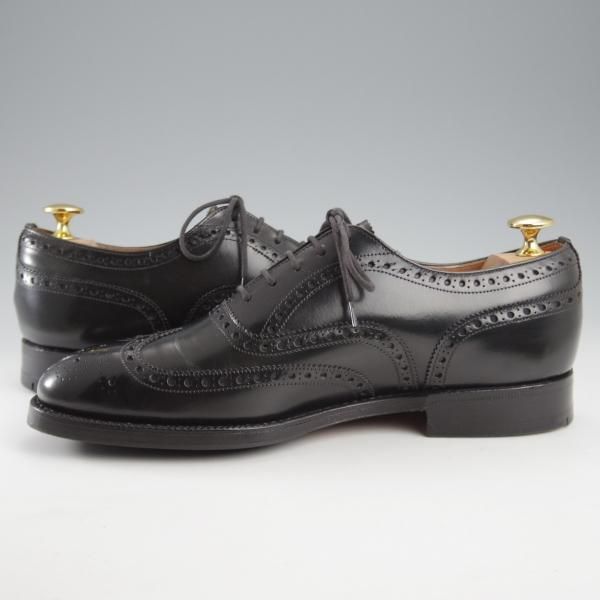 極上★チャーチ 60F/UK6【旧チャーチ★73ラスト/CULLEN】フルブローグ/アパルーサカーフ/黒/メンズ/Church's★k656