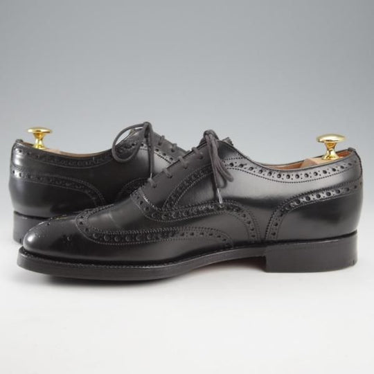 極上★チャーチ 60F/UK6【旧チャーチ★73ラスト/CULLEN】フルブローグ/アパルーサカーフ/黒/メンズ/Church's★k656