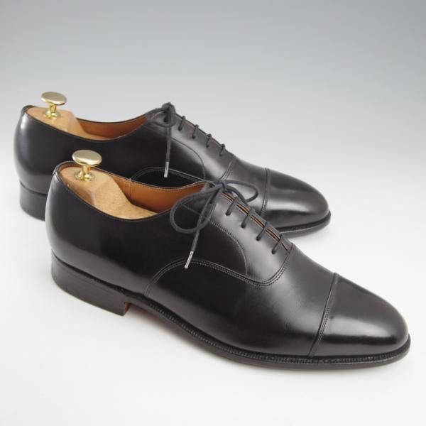 美品★チャーチ 80F/UK8【旧チャーチ★3都市ロゴ時代のストレートチップ/DELEGATE/黒】84ラスト/信濃屋別注/カーフ/Church's★k657