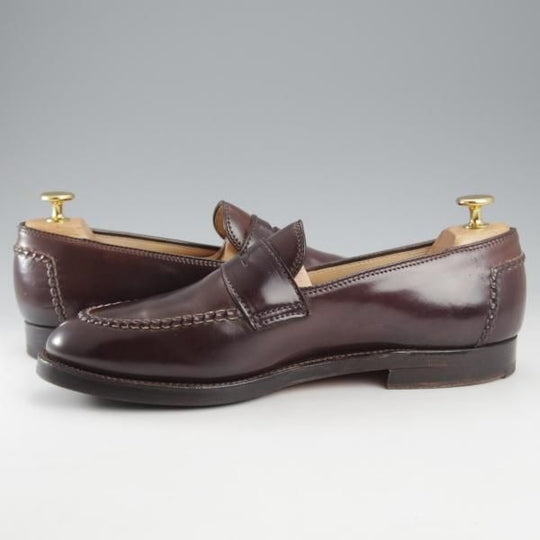 極上★オールデン 8D【現行定価18万円程度★コードバン仕様/5770】コインローファー/バーガンディー/#8/赤茶/メンズ/ALDEN★k658